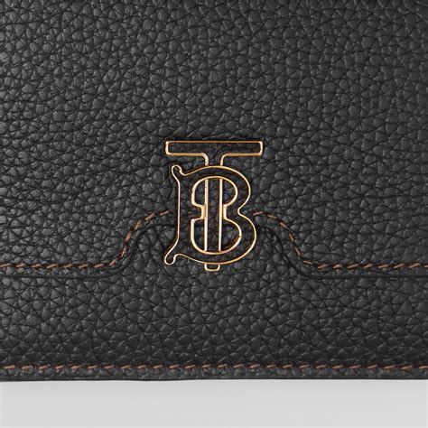 burberry monogram motif grainy folding wallet|TB Folding Wallet in Black .